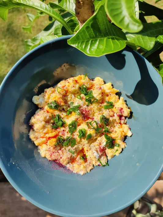 SPICY MISO SCRAMBLED EGGS