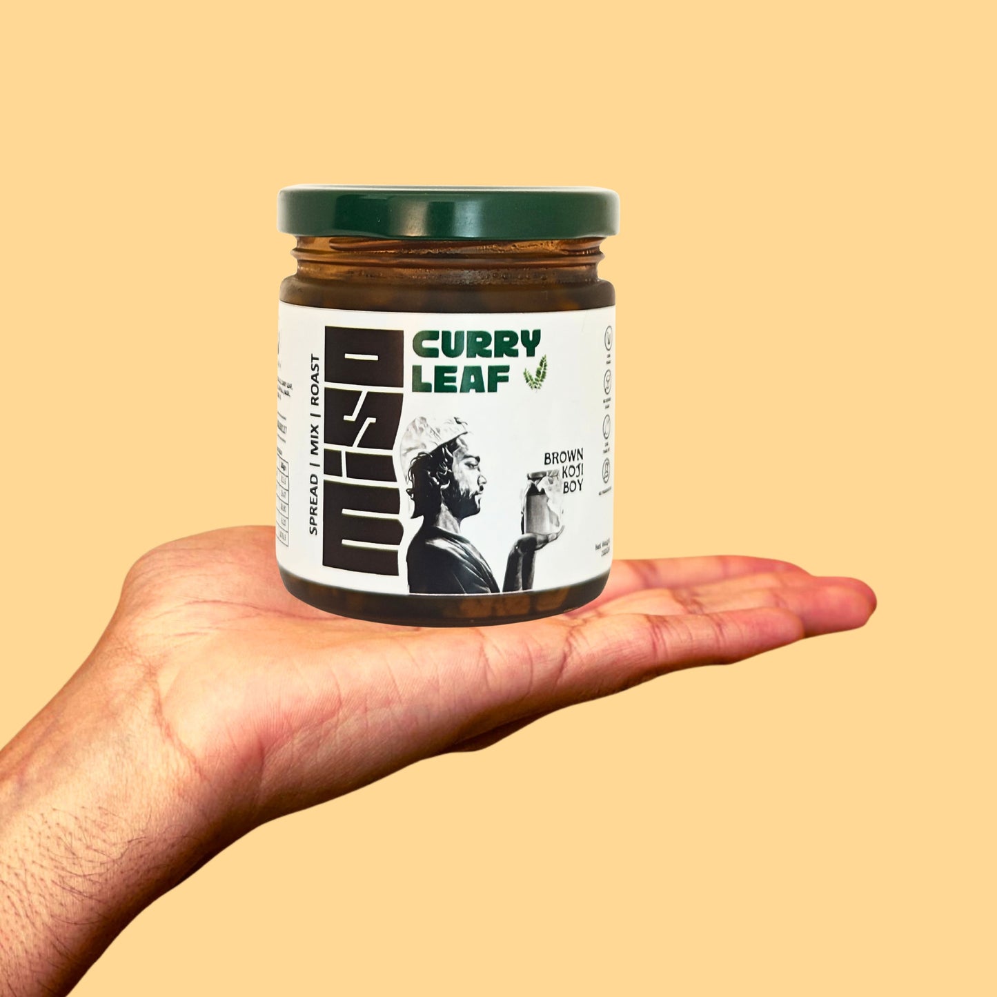 CURRY LEAF MISO CHUTNEY – Fermented Umami Chutney | Brown Koji Boy
