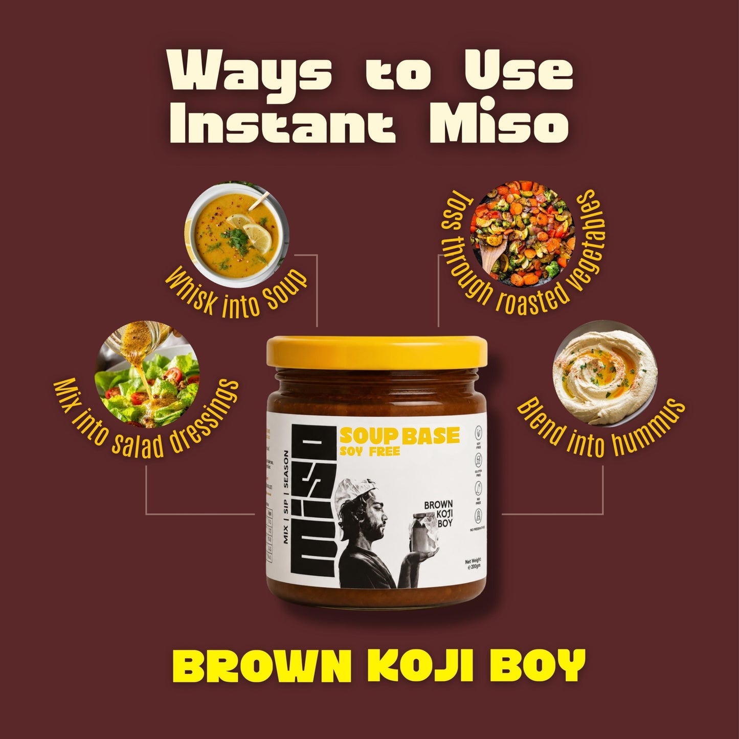 Miso Soup Base – Soy-Free, Vegan & Ready in Minutes | Brown Koji Boy