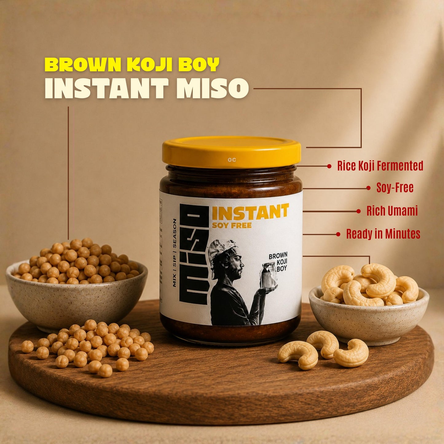 Instant Miso Soup – Soy-Free, Vegan & Ready in Minutes | Brown Koji Boy